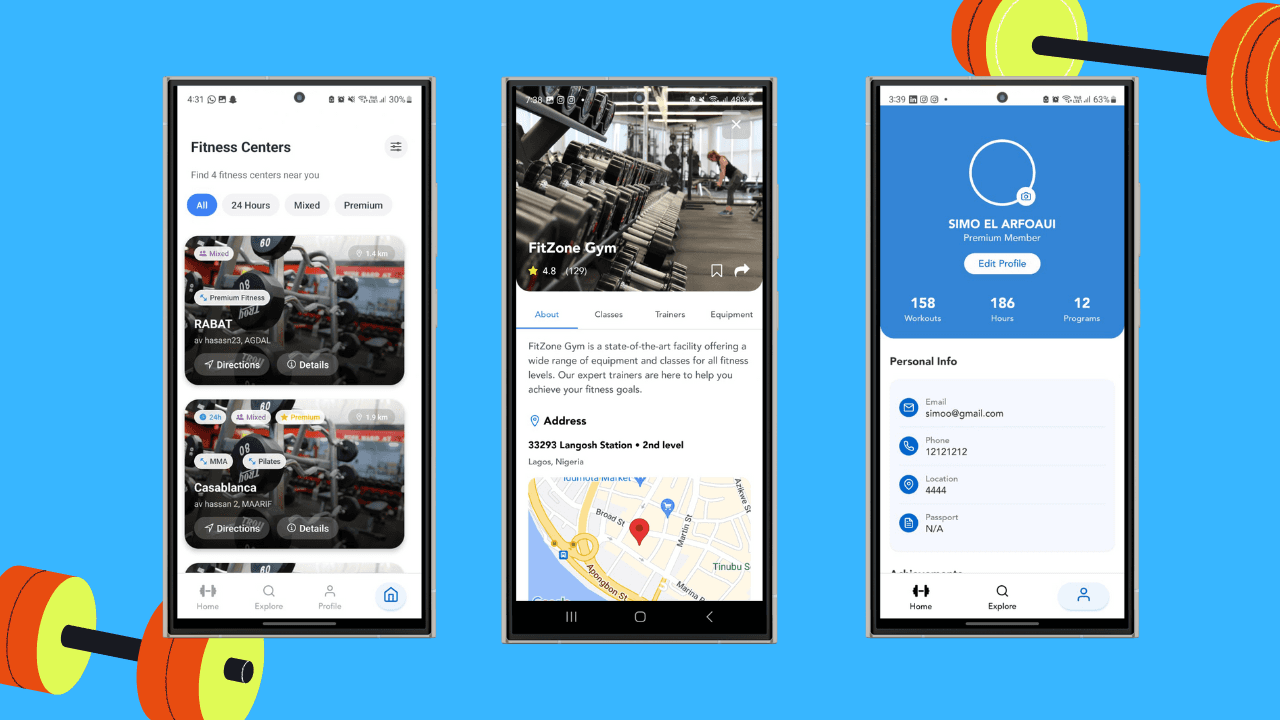 Gym Management Application